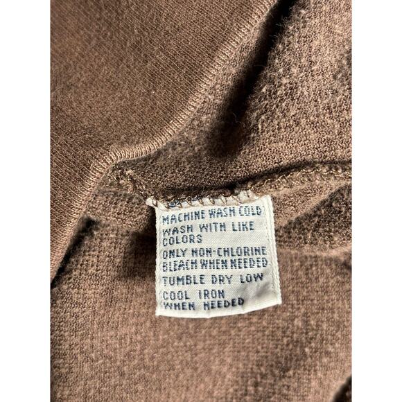 Polo Ralph Lauren Velour Sweat Set Mens XL Top L Pants Brown Crewneck Pony Logo - Picture 13 of 16